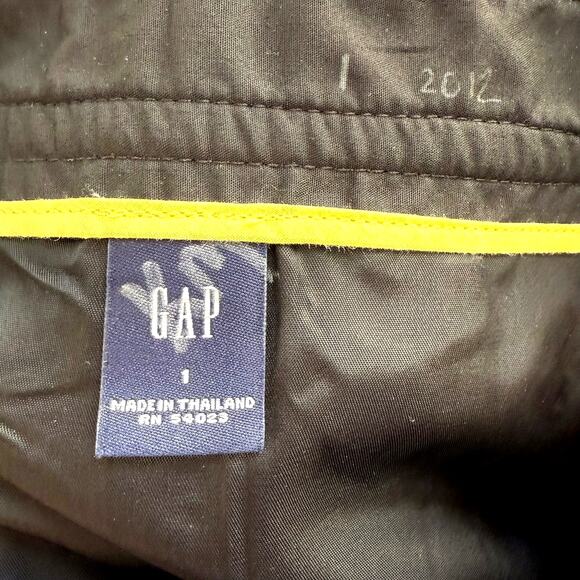 Gap Gray Wool Mini Skirt 6 Lined Button Down Preppy Academia Equestrian - Picture 2 of 8